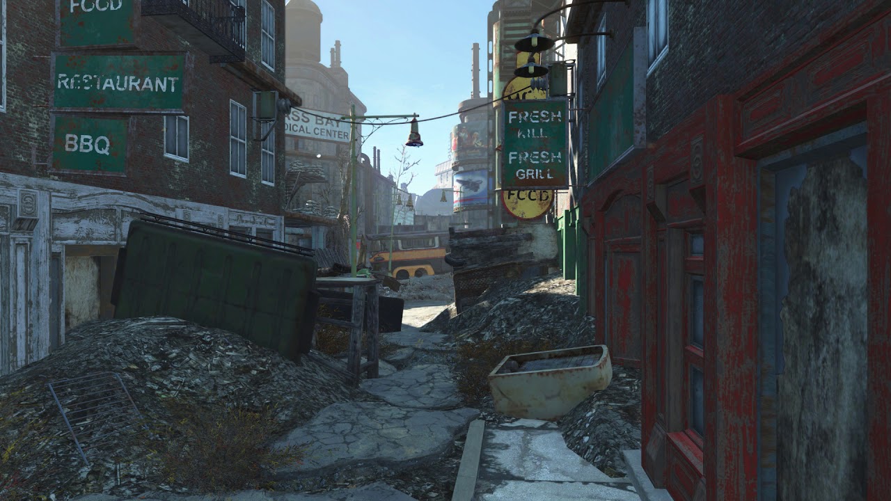 Fallout 4 Atmosphere - Boston Downtown