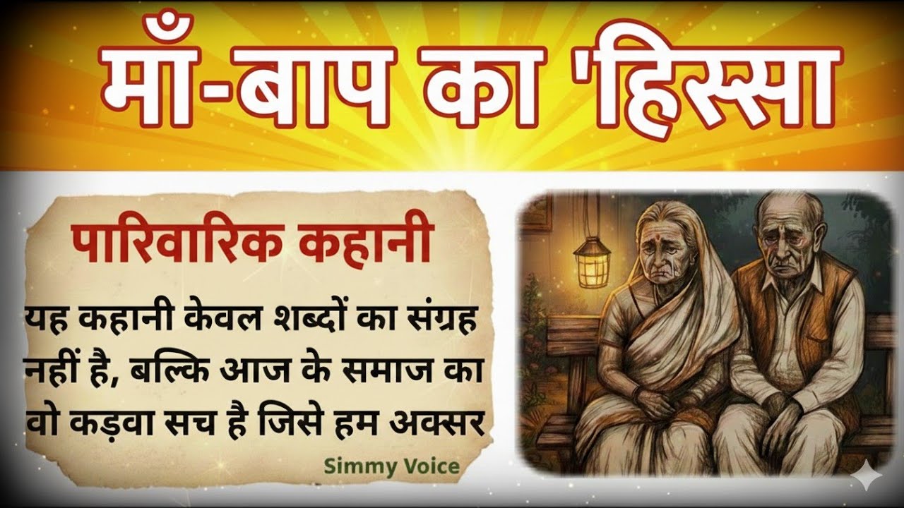 माँ-बाप का हिस्सा एक बहुत ही भावुक और दिल को छू लेने वाली पारिवारिक कहानी  | Heart touching story 