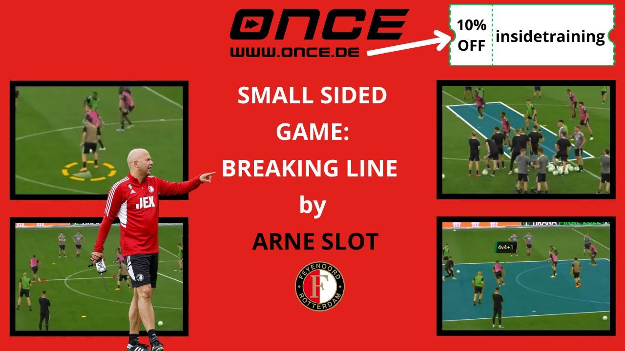 Feyenoord - 6v6+1 SSG breaking line by Arne Slot