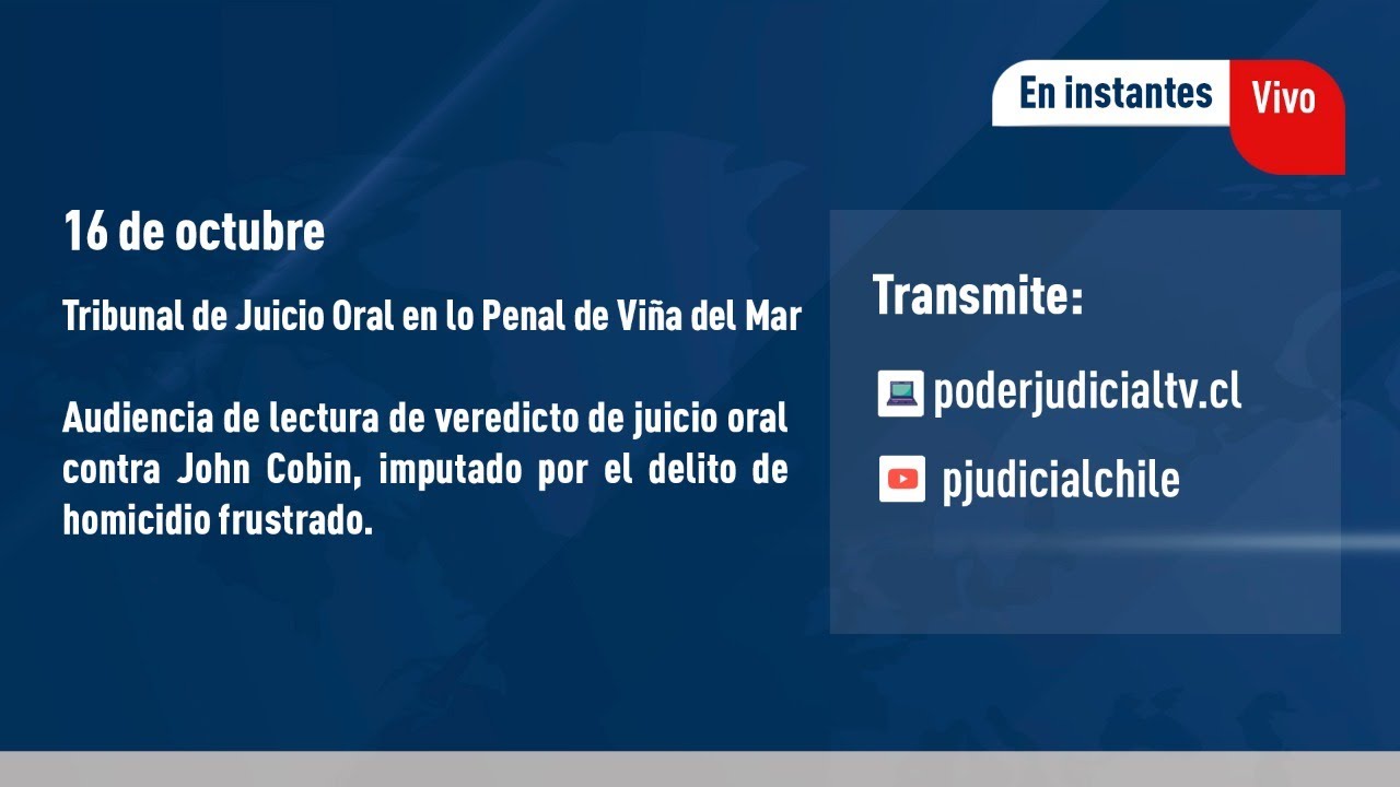 TOP de Viña del Mar inicia lectura de veredicto en juicio contra John Macarewich Cobin