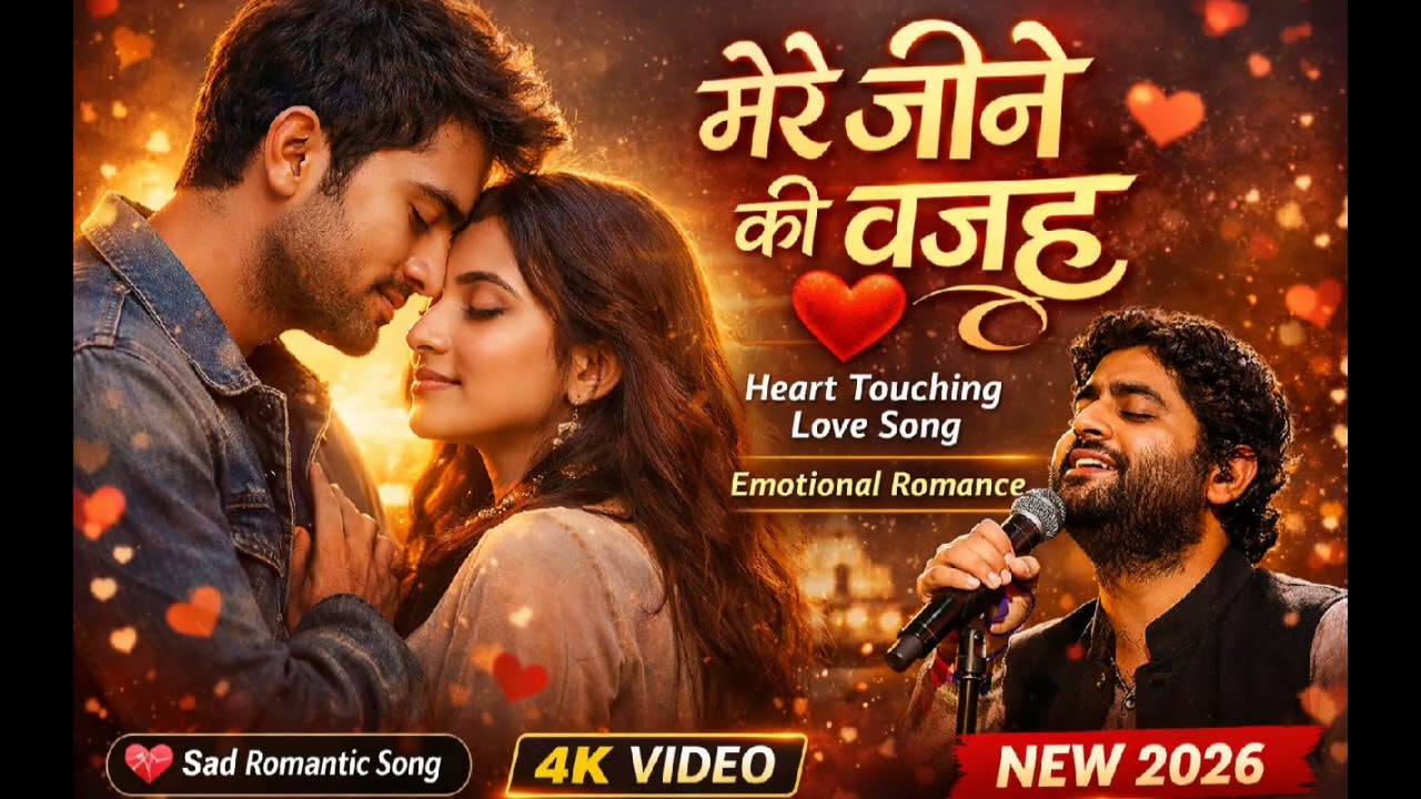 मेरे जीने की वजह ❤️ | New Hindi Romantic Song 2026 | Heart Touching Love Story | Emotional Love Song