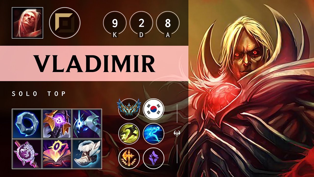 Vladimir Top vs Ambessa - KR Challenger Patch 25.09
