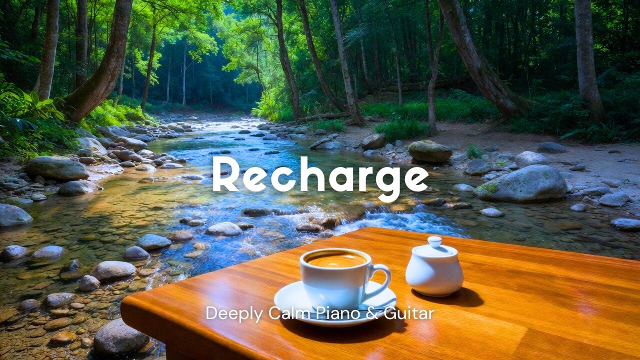 Recharge Healing Music – Relaxing Piano & Guitar for Stress Relief, Healing and Deep Work