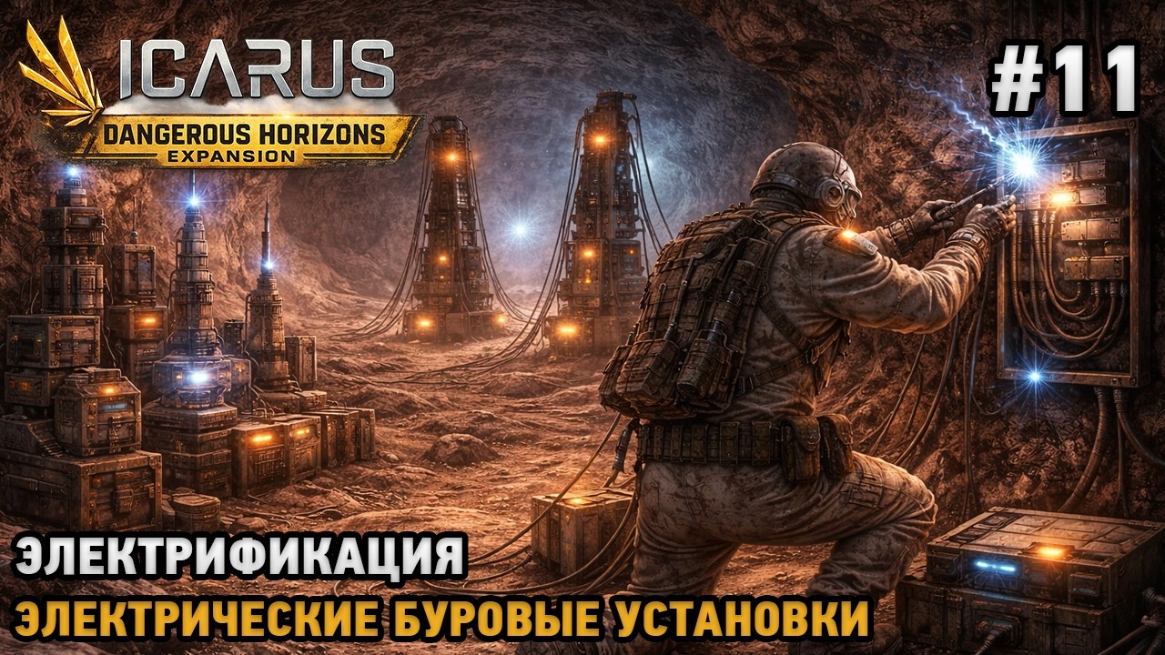 Icarus: Dangerous Horizons Expansion #11 Электрификация, Электрические буровые установки