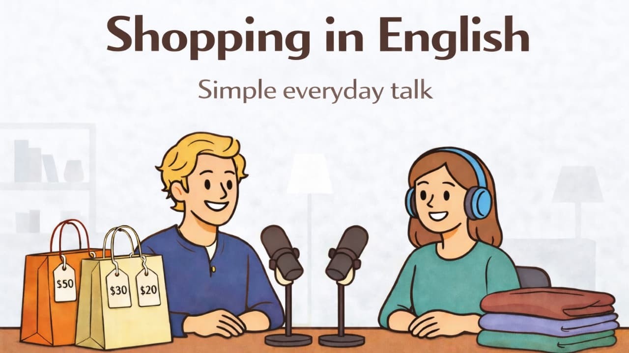 At the Shop – Talking in English