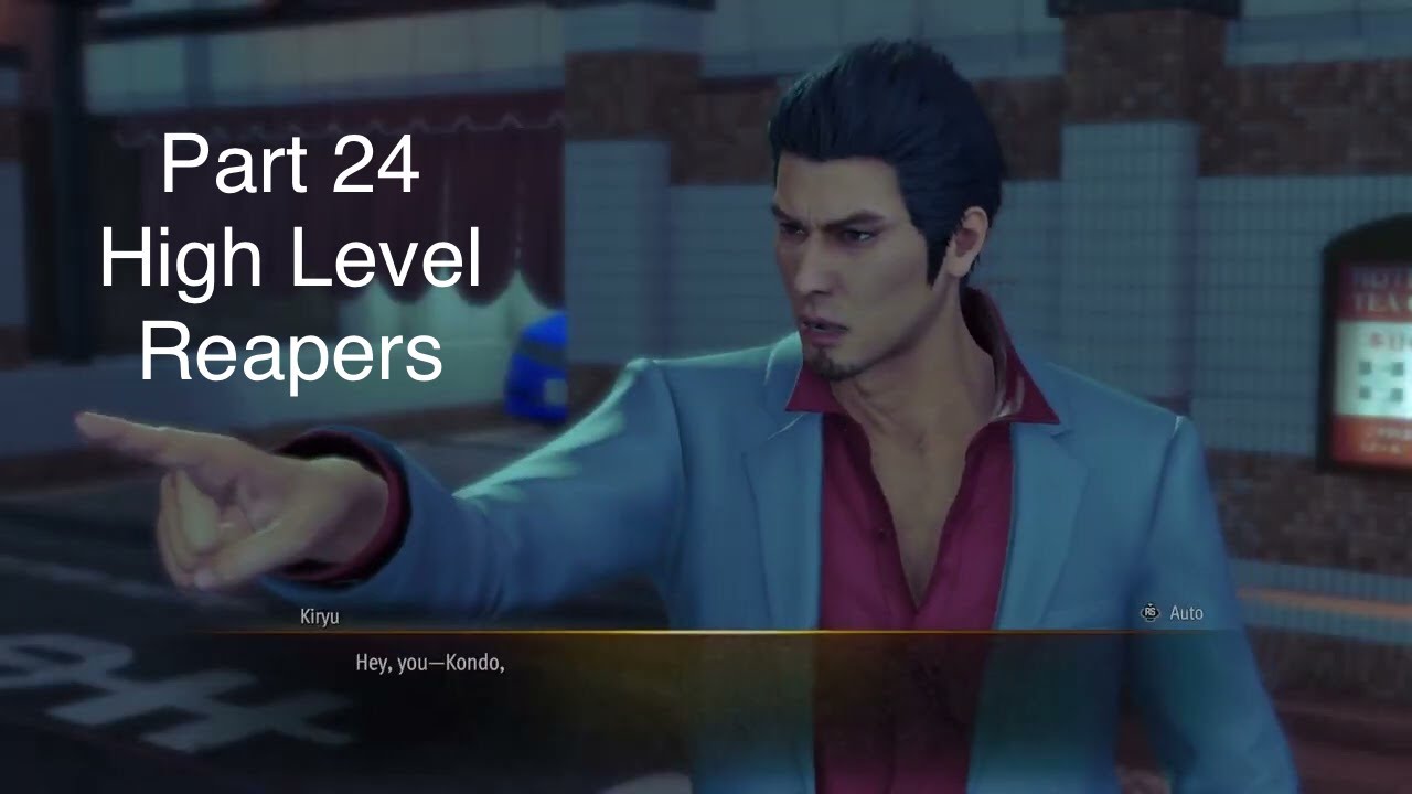 Yakuza Kiwami 3 Story Part 24 Hunting Reapers Japanese audio English sub