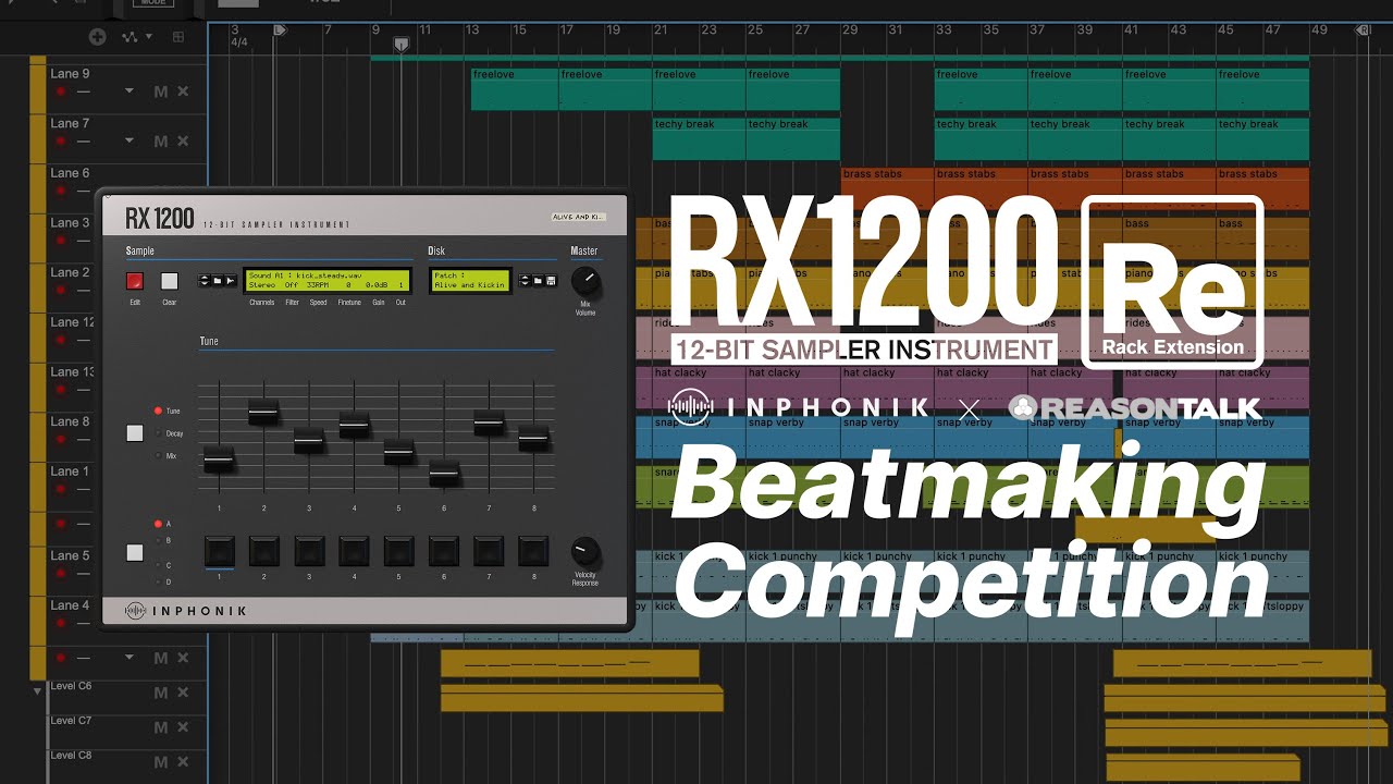 RX1200 Beatmaking Competition winners &ndash; Inphonik x ReasonTalk