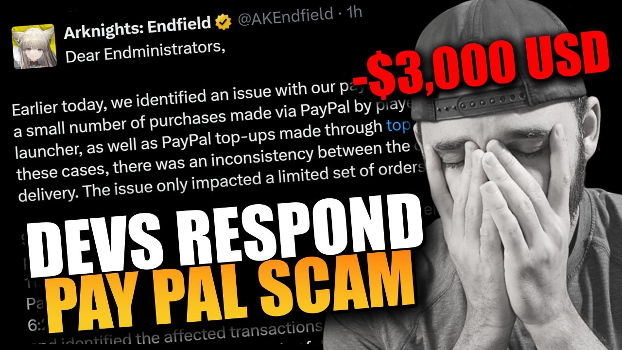 UPDATE: Arknights Endfield Devs Address Paypal Scam.