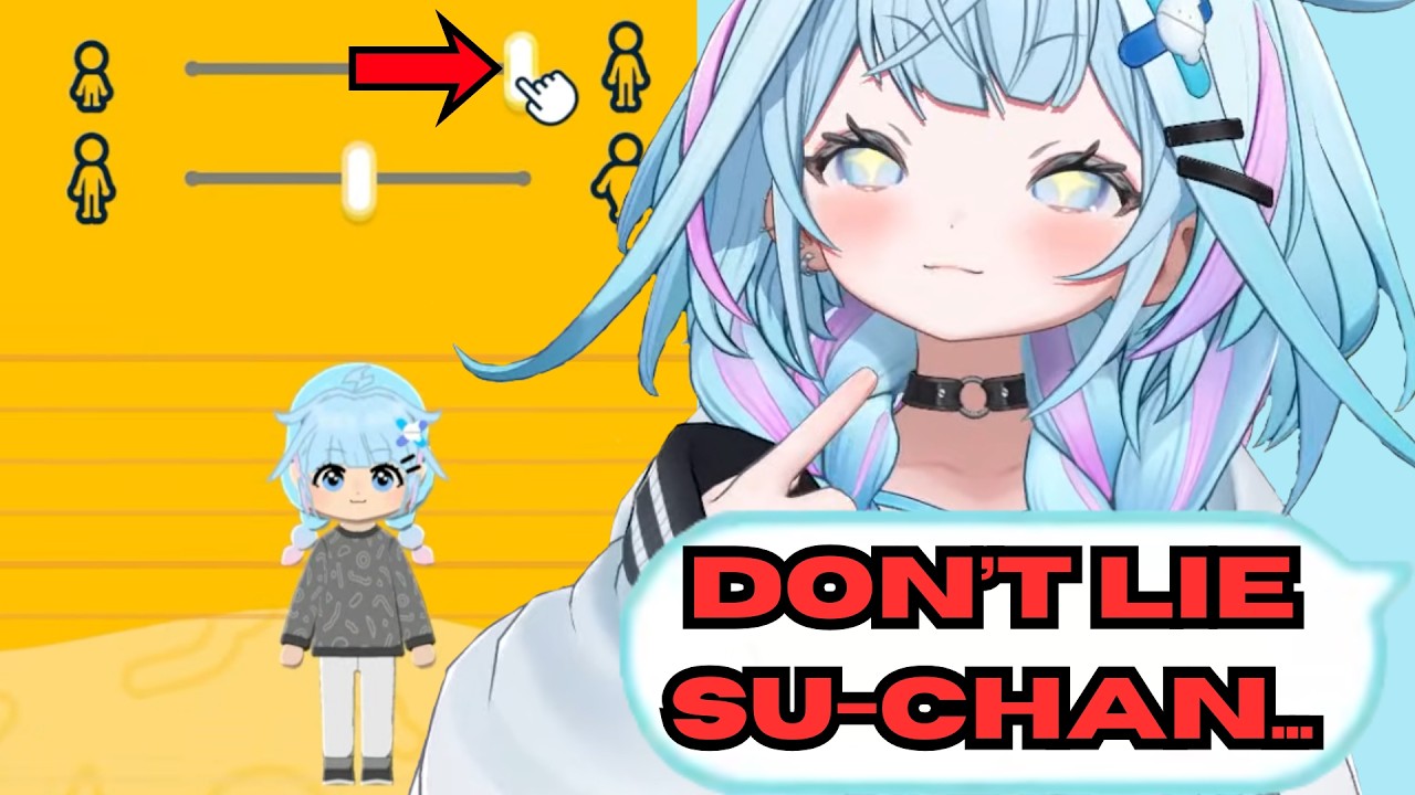 Chat Won't Let Su Lie About Herself in Tomodachi Life (Mizumiya Su | Hololive DEV_IS) [eng sub]