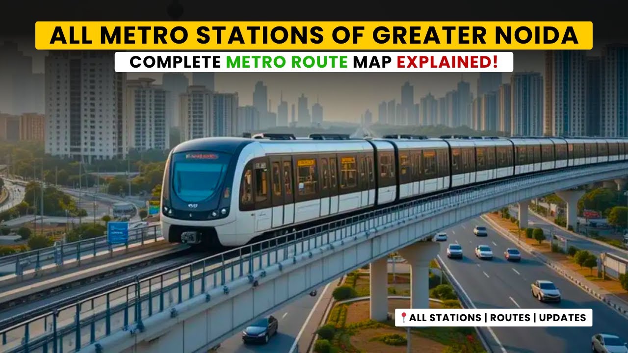 Greater Noida Metro Tour | Aqua Line Route, Stations & Connectivity | NMRC Metro Guide 2025