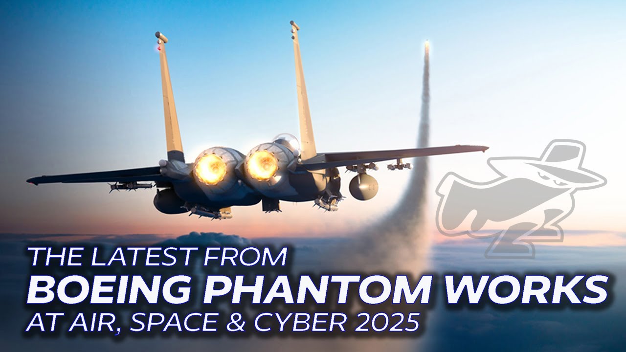Новейшие разработки Phantom Works компании Boeing на выставке Air, Space And Cyber ​​2025
