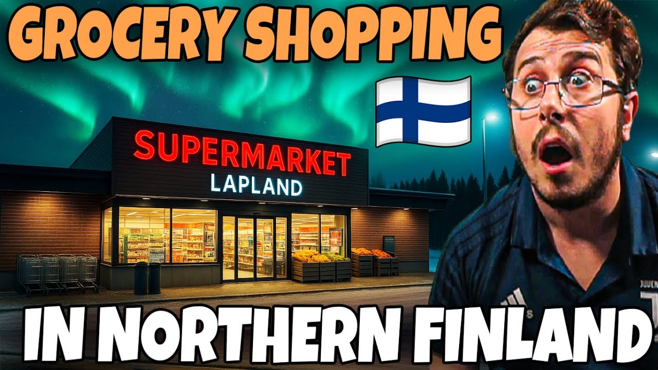 🇫🇮 Grocery Shopping in Northern Finland?! Lapland Food Prices Reaction?