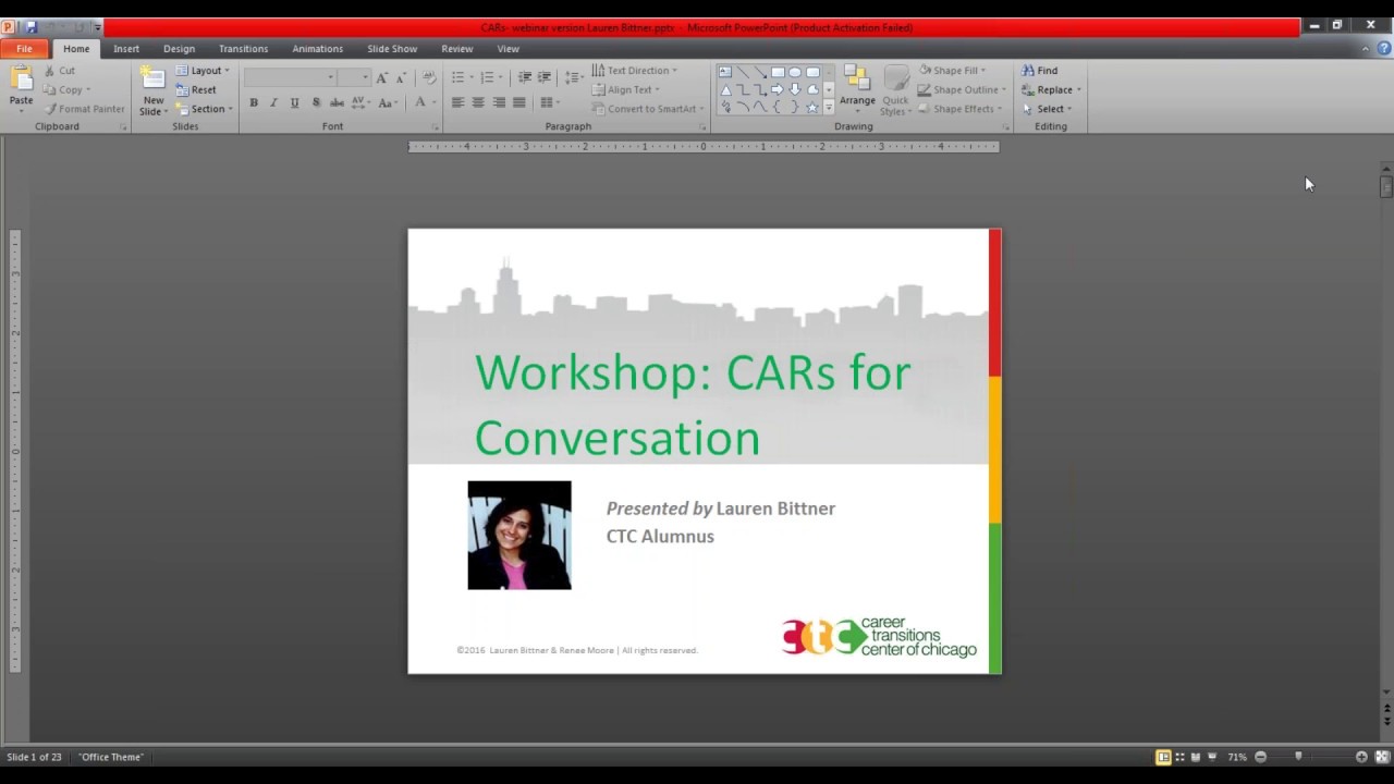 CARs for Conversation with Lauren Bittner