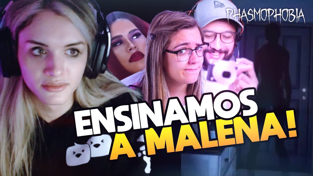 A INDAIASS DEU A VIDA POR UMA FOTO! | Phasmophobia (ft. Themi, Malena0202 & Indaiass)