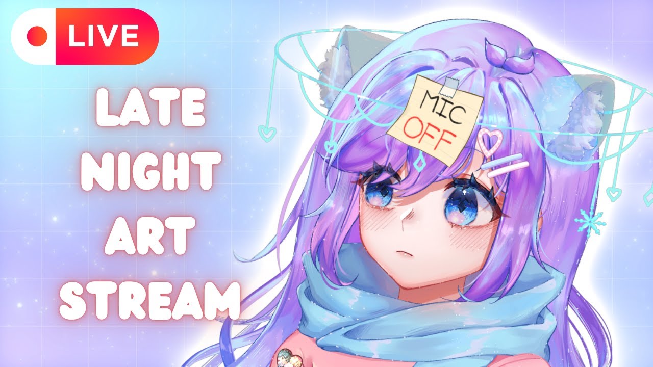 🔴 LIVE ◈ Short Late Night Stream to Lock In - Also ao3 down so what else can I do?