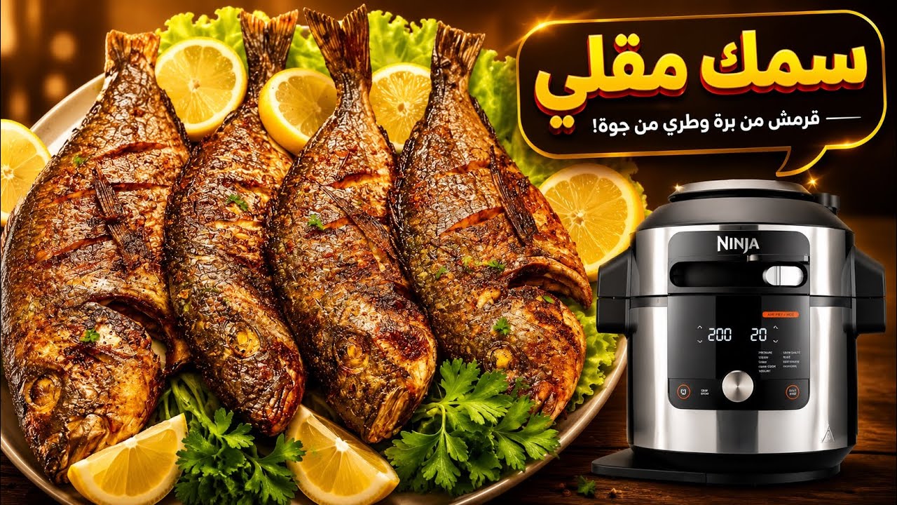 5 خطوات لتحضير سمك بطعم خرافي في طنجرة النينجا🐟