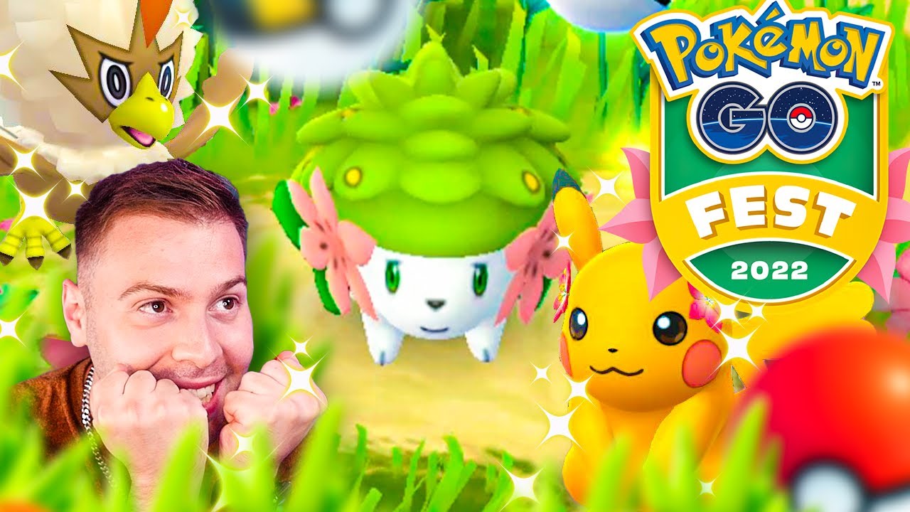 SHAYMIN AU POKEMON GO FEST 2022 - JOUR 1 - 18 POKEMON SHINY !