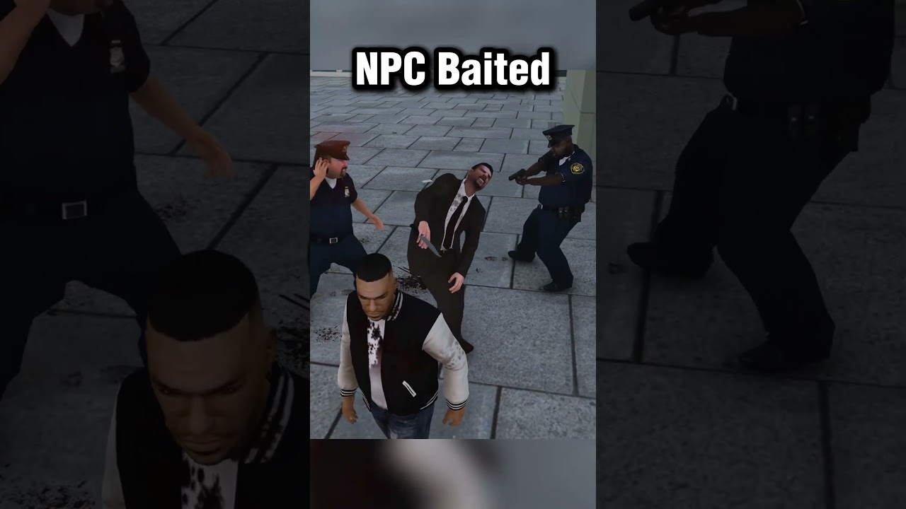 NPC Baited by Luis #gta #gtaiv #gta4