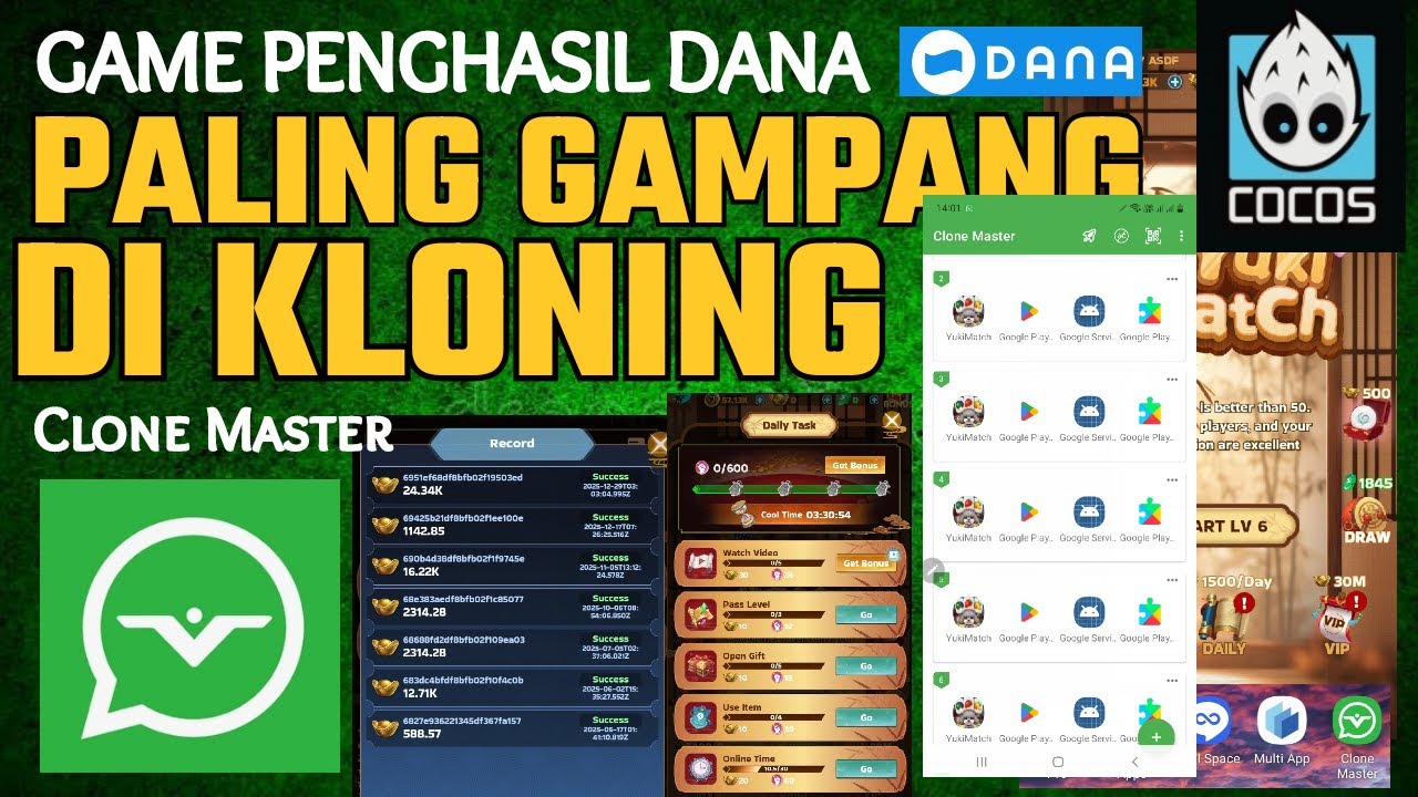 REFF HASIL KLONING TETEP DIBAYAR! APLIKASI PENGHASIL SALDO DANA - GAME PENGHASIL UANG DANA 2025