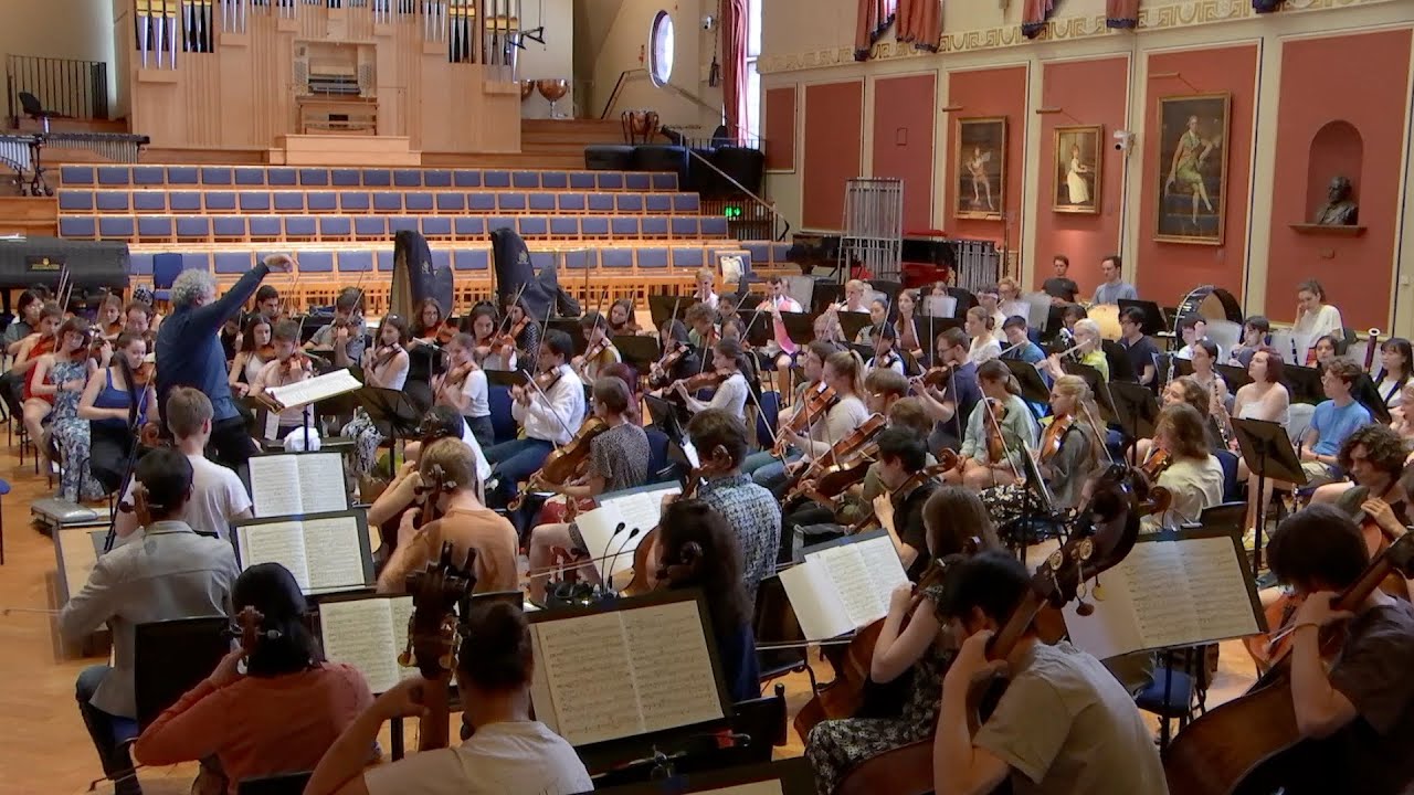Academy Symphony Orchestra Rehearses Mahler 3 Final Movement with Semyon Bychkov