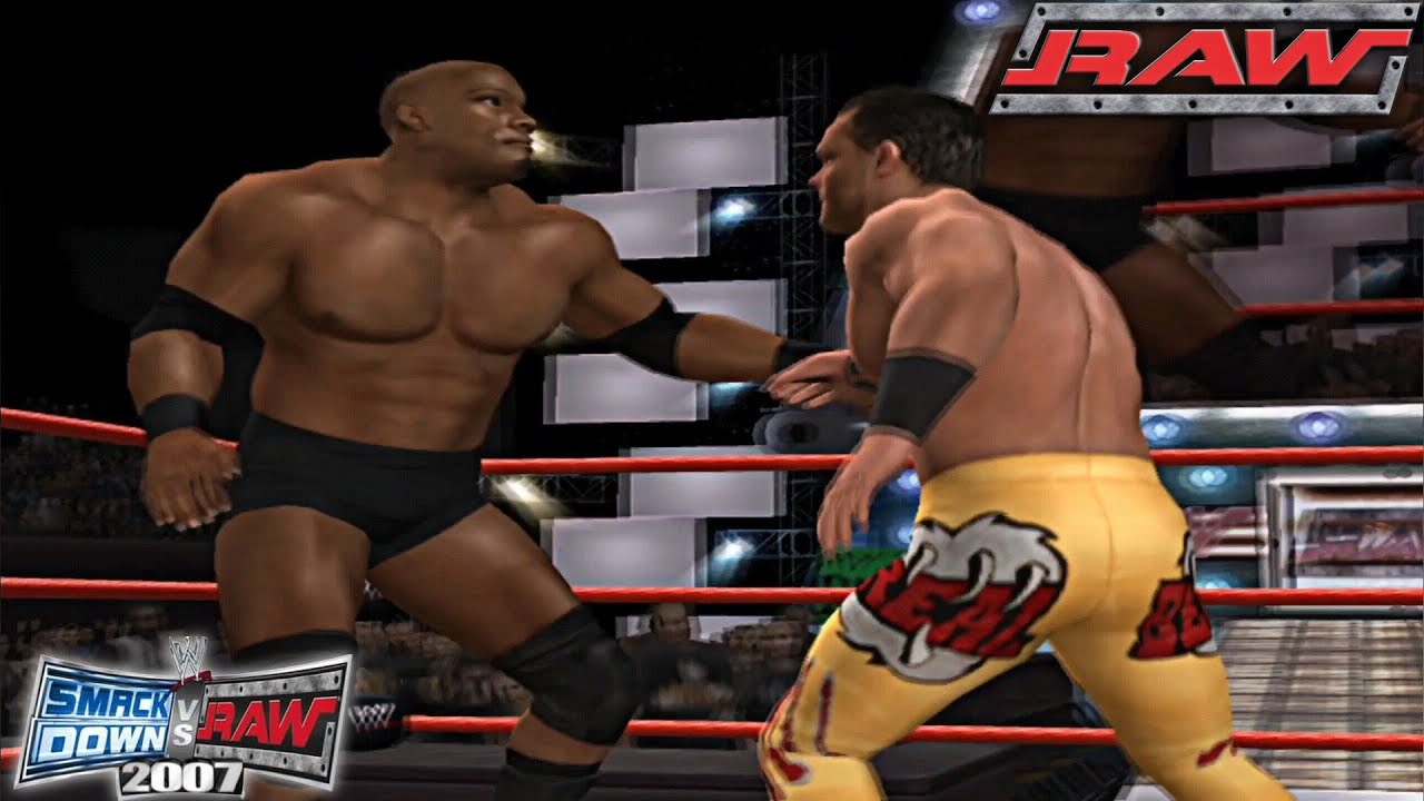 WWE Bobby Lashley vs Chris Benoit Raw 11 June 2007 | SmackDown vs Raw 2007 PCSX2