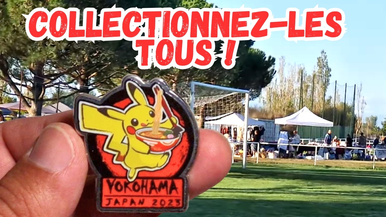 Le Pin's Pikachu INATTENDU! au Vide Grenier un petit Trésor Pokémon #Pikachu #VideGrenier #Pokemon