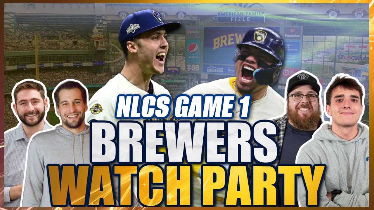 LIVE Watch Party: Milwaukee Brewers vs Los Angeles Dodgers NLCS Game 1 REACTION