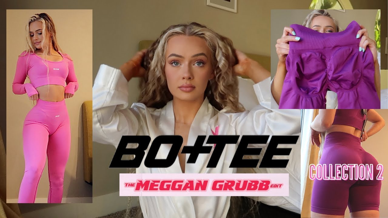 BO+TEE X MEGGAN GRUBB ACTIVEWEAR COLLECTION 2 TRY ON HAUL & REVIEW | New Scrunch leggings