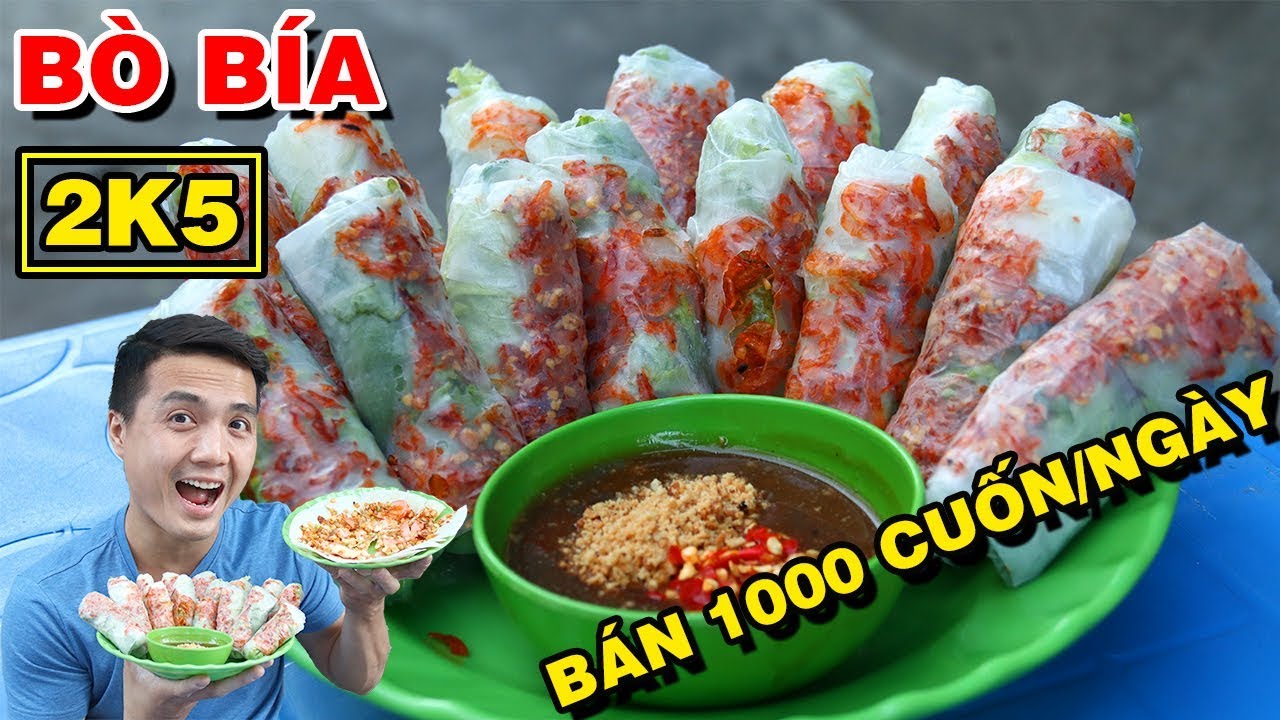 Kinh Ngạc BÒ BÍA 2K5 Bán Hơn 1000 CUỐN 1 NGÀY Ở Trong Hẻm Sâu Ít Người Biết | PM FOOD TRAVEL