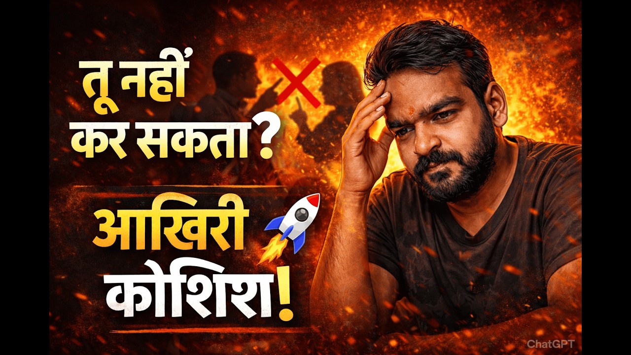आख़िरी कोशिश आपकी जिंदगी बदल सकती है! Hindi Motivational Story