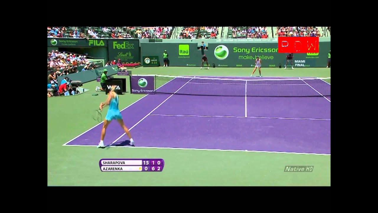 Azarenka vs Sharapova Miami 2011 Highlights