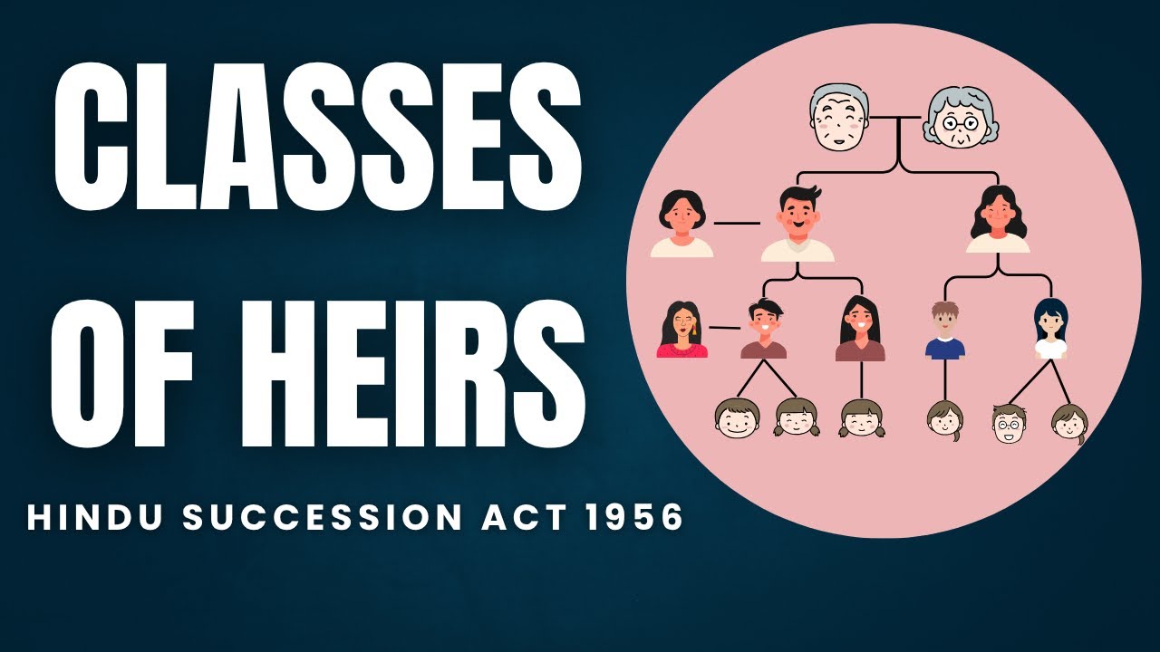 Class 1 & Class 2 Legal Heirs | Hindu Succession Act, 1956 | Legal Education