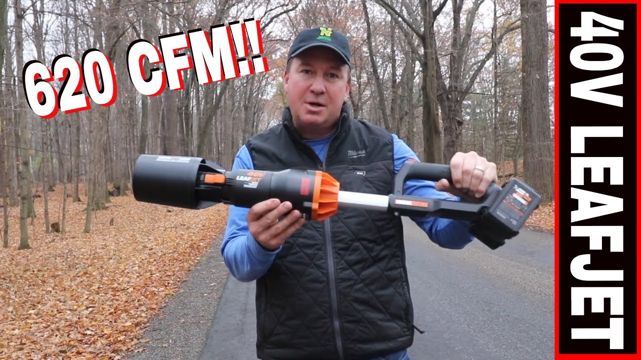 WORX NITRO 40V MAX LEAFJET- 125mph, 620 CFM!!