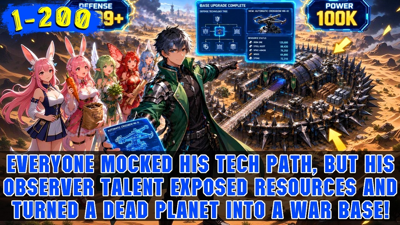 🔥Starting in a Wasteland, Boy Uses Appraisal Talent to Build Planet's Strongest Monster-Proof Fort!