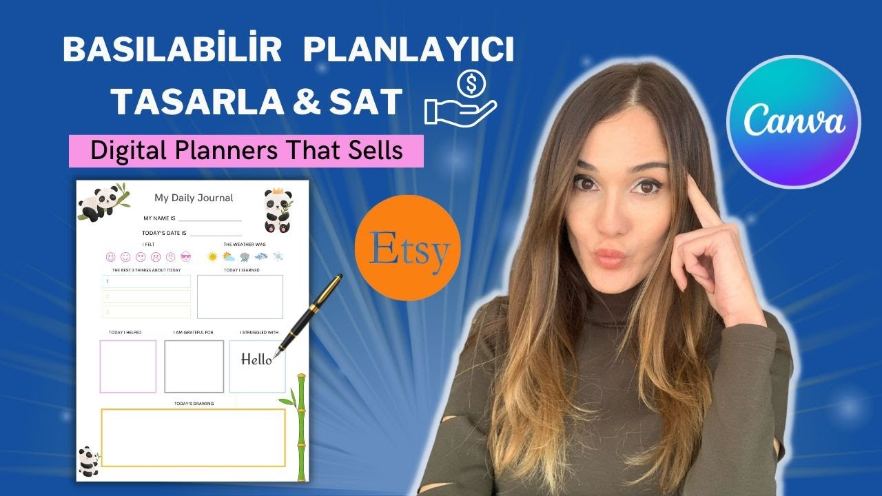 Dijital Planlayıcıları Nasıl Tasarlıyorum? Etsy Optimizasyonu Nasıl Yapılır? Etsy'de Dijital Ürün💲
