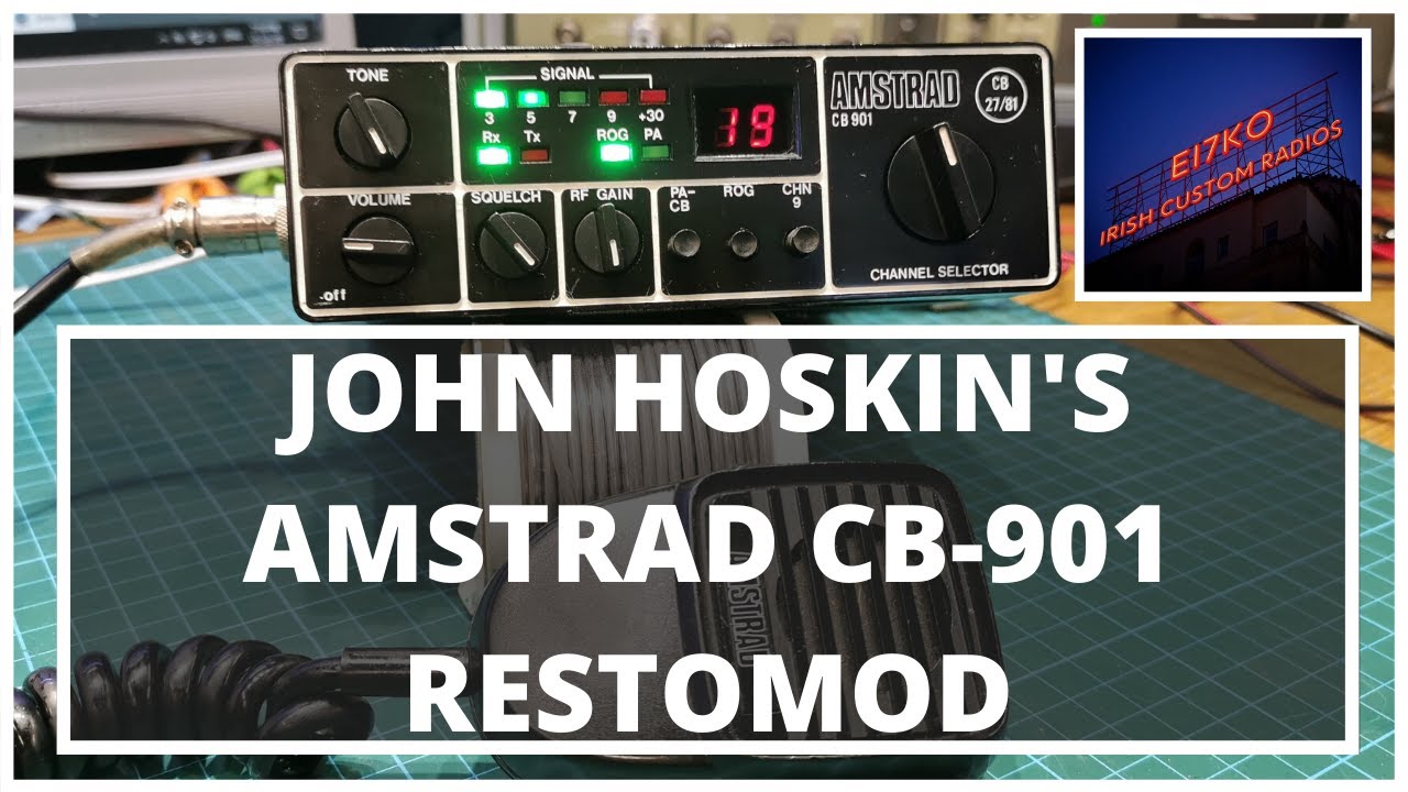 AMSTRAD CB 901 UK-FM CB RADIO RESTOMOD