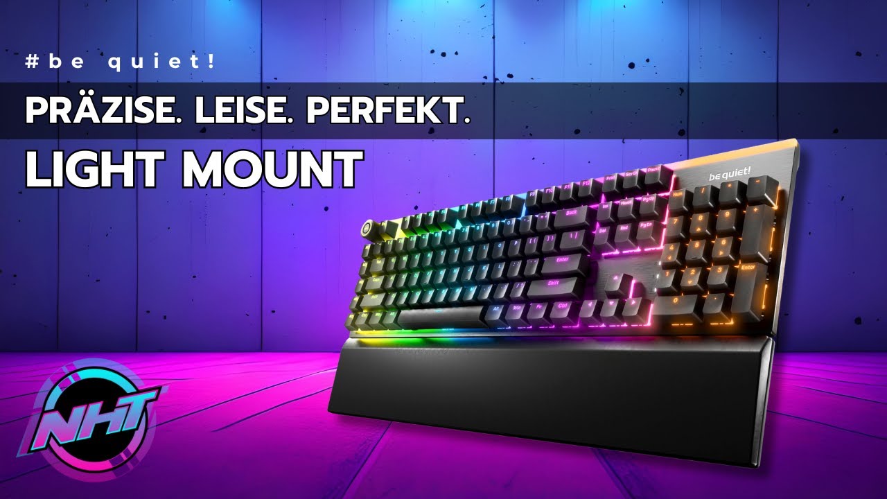 So fühlt sich leises High-End-Gaming an – be quiet! Light Mount im Test
