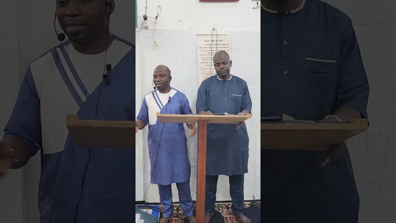 Professeurs mamadou camara dans la mosquée d ançardine le 27/11/25