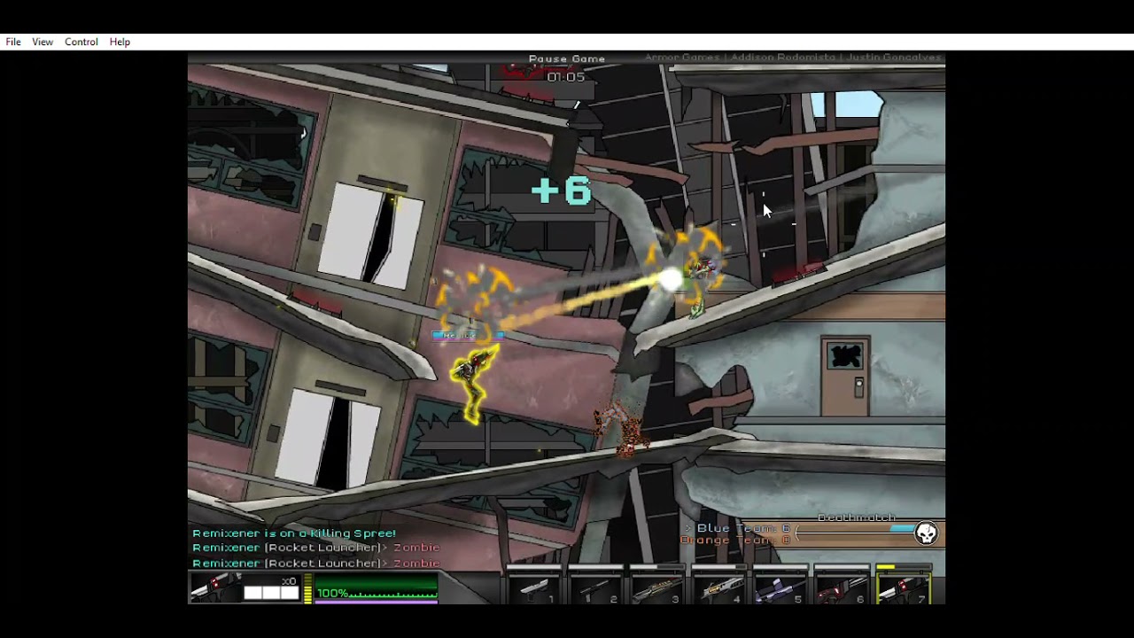 Raze 2 - Mission 2, Survivor Lookout (Flash Game)
