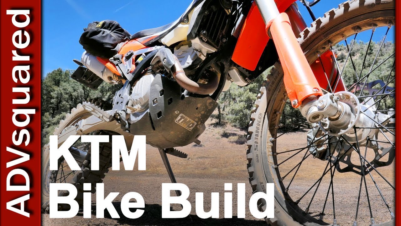 KTM 350 EXC-f Dual Sport Bike Build - Turn a Dirt Bike into a Mini Adventure Motorcycle