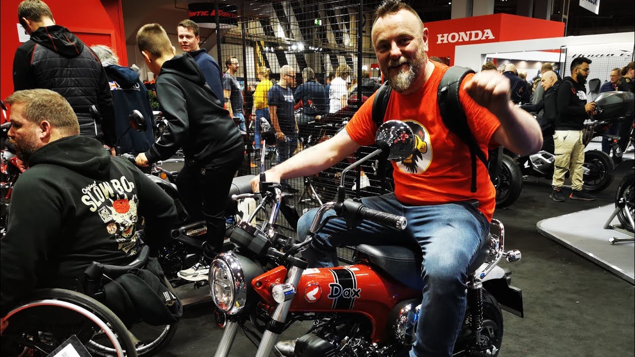 Motorcycle Live NEC - A virtual tour - inc. John McGuiness&rsquo; 100th TT bike and the New Honda Dax