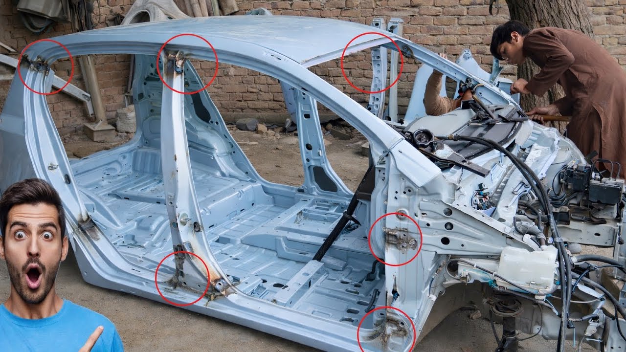 Most Incredible Process Japanese Scrap Toyota Car s Full Restoration & In The Local Workshop 