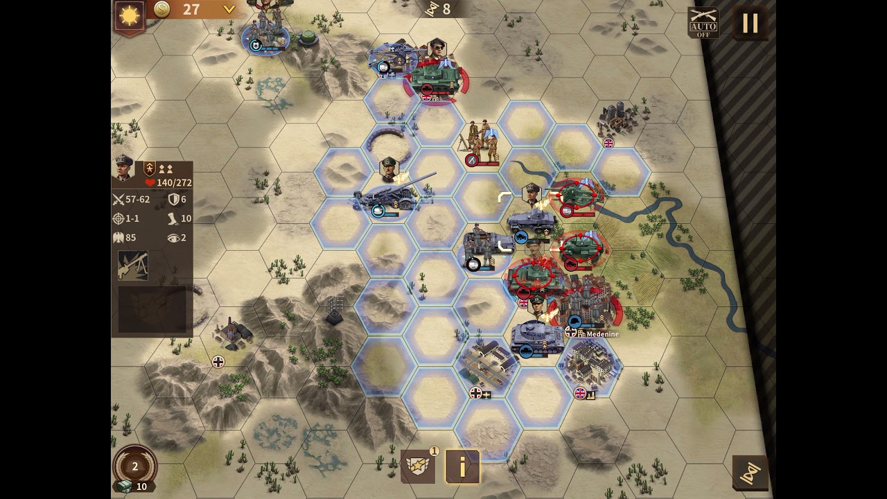 GOG3 Operation Capri, North African, Glory of Generals 3