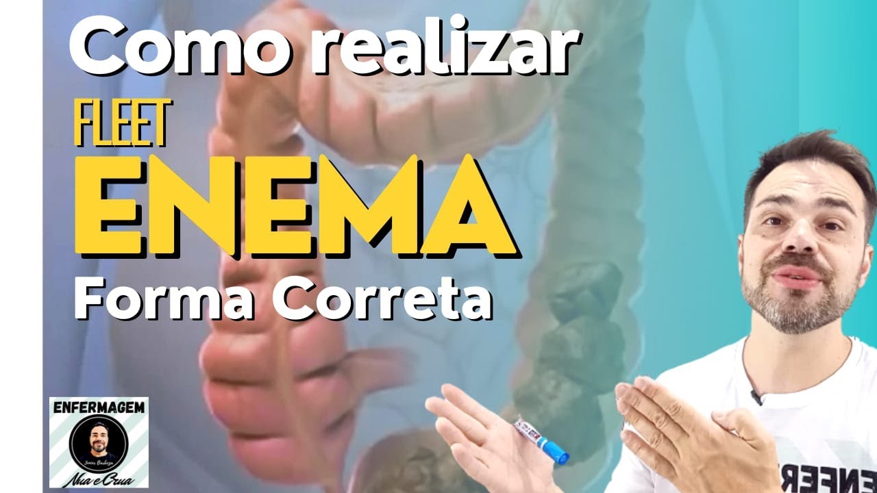 Como INSTALAR um ENEMA de forma correta - ENFERMAGEM