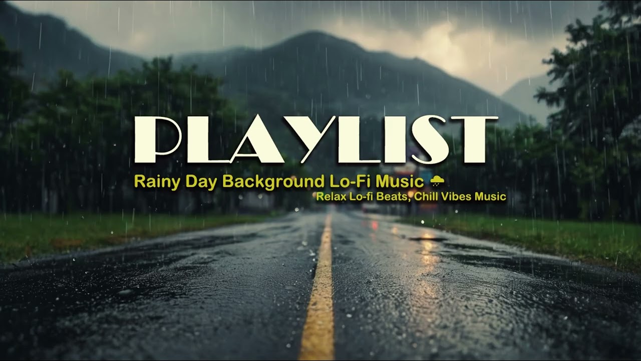 Rainy Day Background Lo Fi Music 🌧️ Relax Lo fi Beats｜Chill Vibes Music