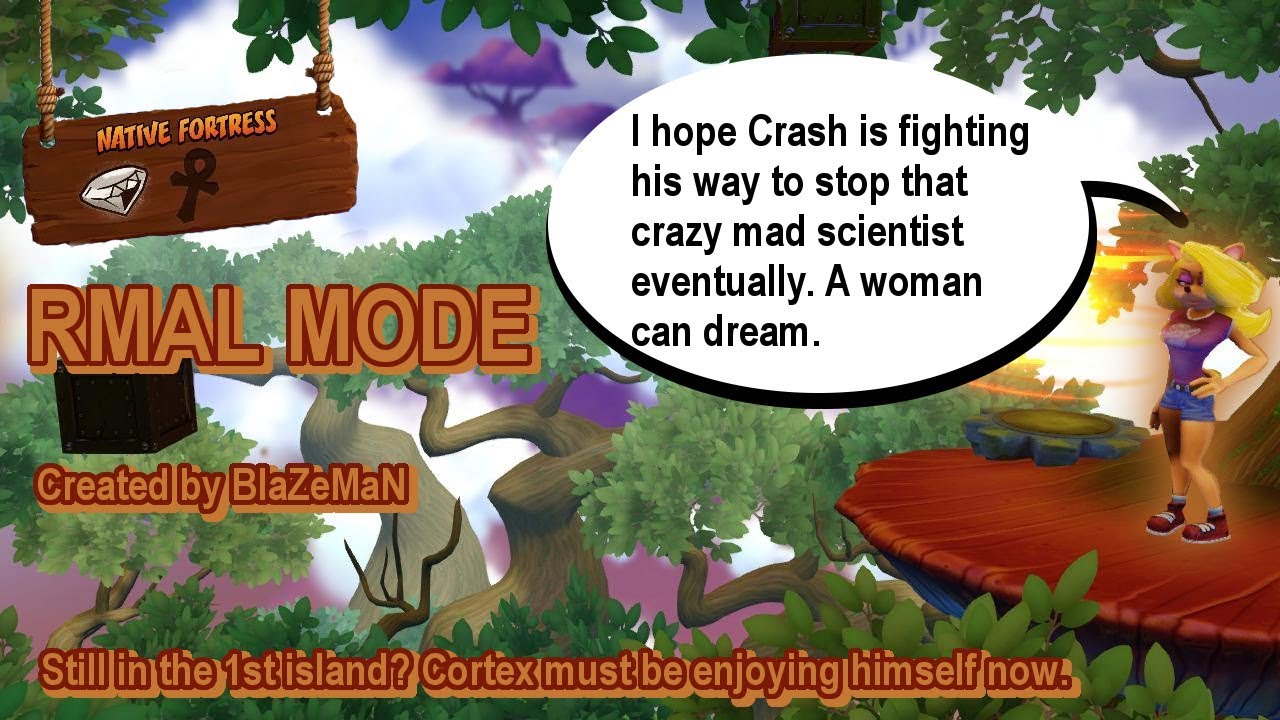 Native Fortress RMAL MODE mod (Crash Bandicoot N Sane Trilogy) (Old Version)