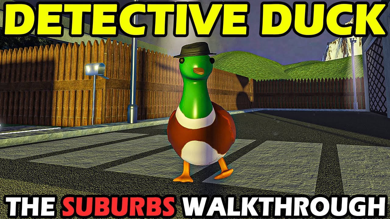 ДЕТЕКТИВ ДАК 🦆 Прохождение игры The Suburbs 🏠 [Roblox]