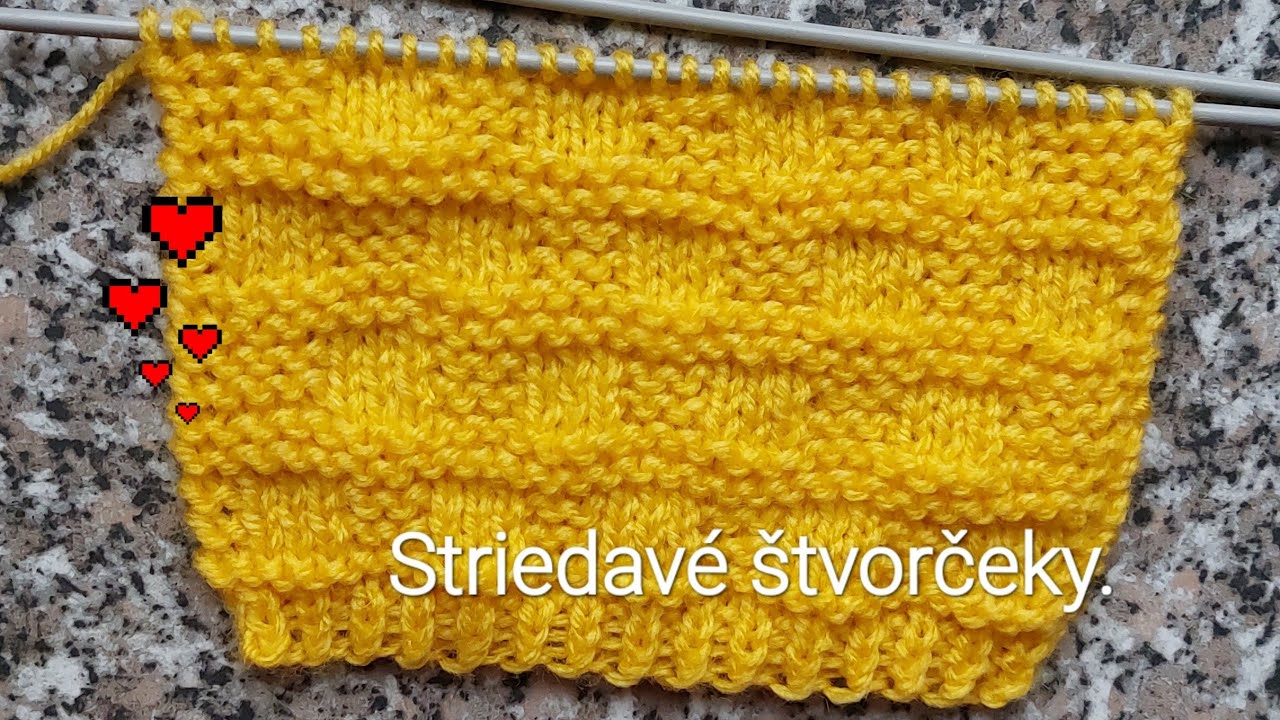 509. Striedav&eacute; &scaron;tvorčeky.  Krok za krokom.