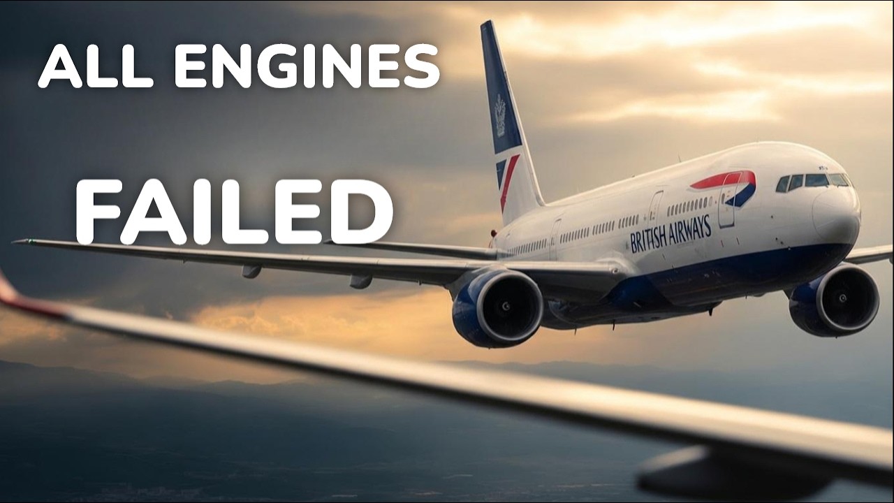The Night a Boeing 747 Lost All Four Engines | British Airways Flight 9