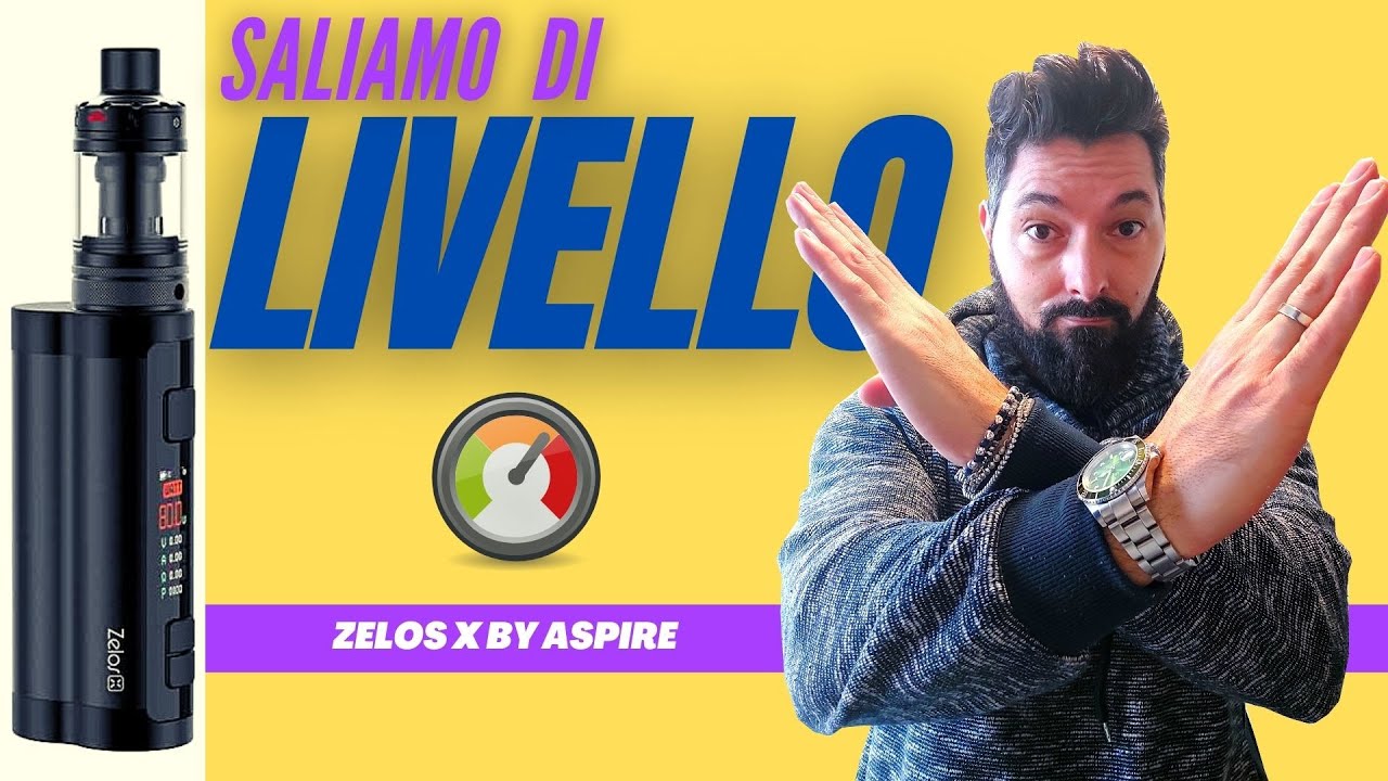 Saliamo di Livello con questo ZELOS X e il NAUTILUS 3 di ASPIRE 🤩